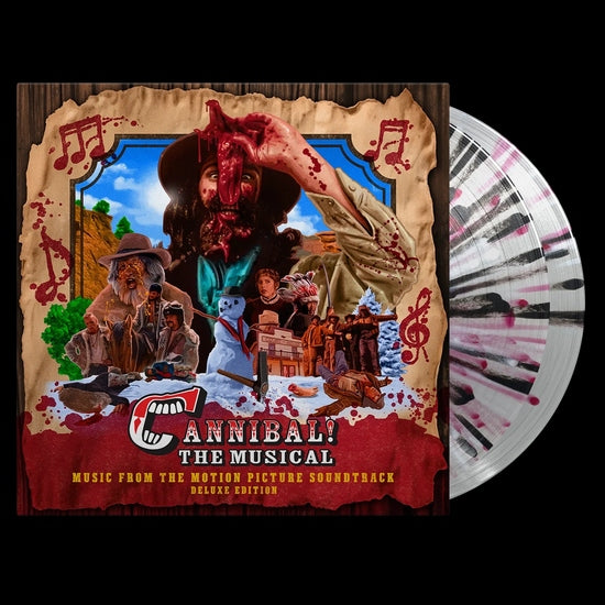 Cannibal! The Musical (Soundtrack) [2LP] (Clear Red White & Black Splatter Splatter Vinyl 500 Import)