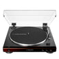 Audio-Technica AT-LP60X-BN Fully Automatic Belt-Drive Stereo Turntable (Brown/Black)