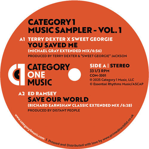 Category 1 Music Sampler Vol. 1 [12" Vinyl]
